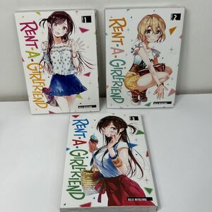 Rent A (Really Shy) Girlfriend Vol 1-3 Manga Lot 2021, Reiji Miyajima, Kodansha